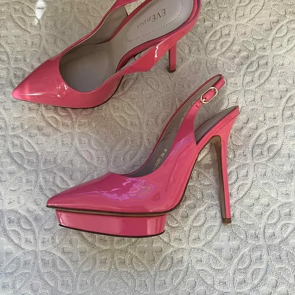 Everlane Women's Pink Slingback Heels