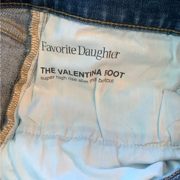 FAVORITE DAUGHTER Valentina Boot Jeans Size 32 14 Bootcut High Rise