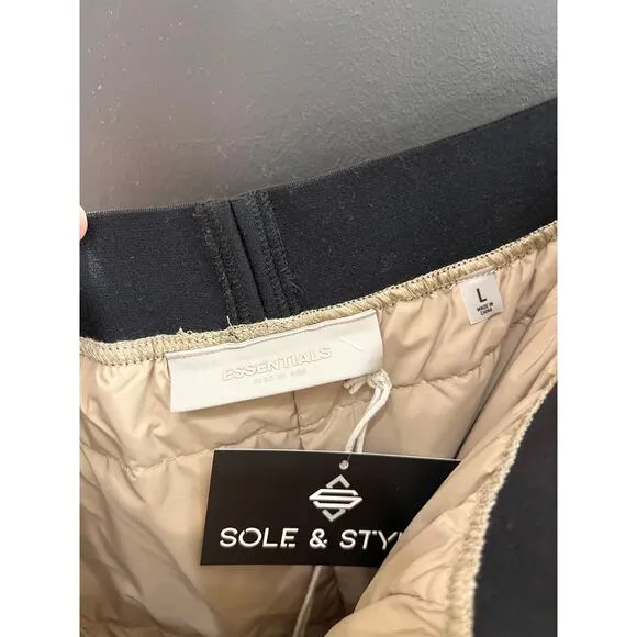 Fear of God FOG Essentials Storm Cargo Pants Oak Tan / Black Desert Taupe Smoke