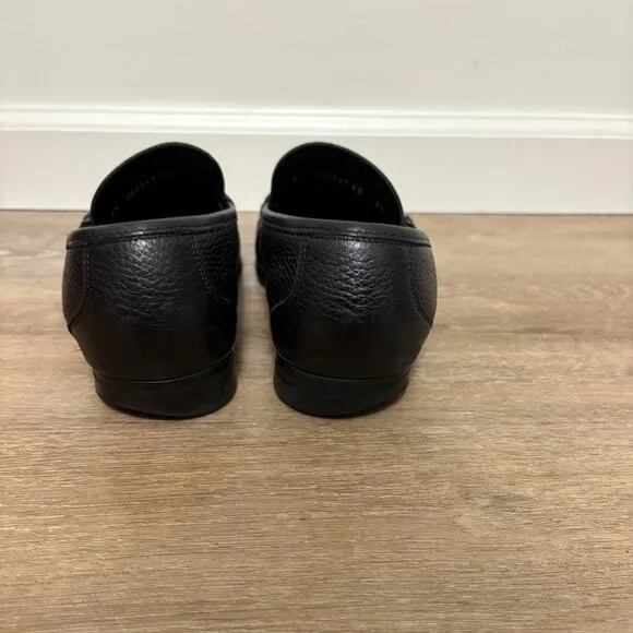 Ferragamo Black Men's  Desio Loafer Shoes Size 91/2
