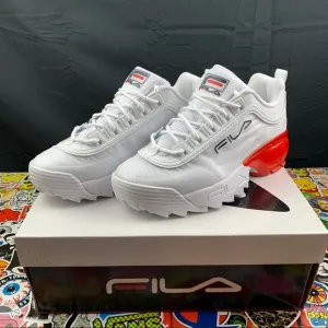Fila Disruptor 2 Sleek Red Womens Various Sizes