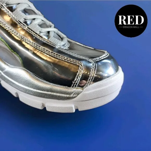 Fila Grant Hill 2 Metallic 1BM01760-050 Silver Basketball Shoes - Men's Size 9.5