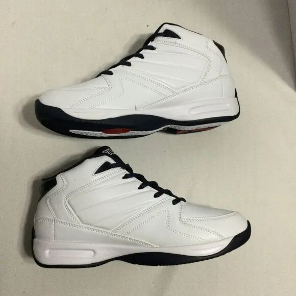 Fila Slam 19 Viz Mens White Lace Up High Top Basketball Shoes Size 10.5