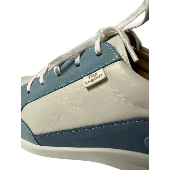 FINN COMFORT Prato Horizon Hielo Blue shoes women’s USA size 7 MSRP $425