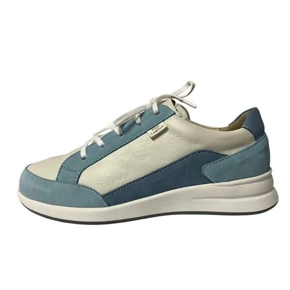 FINN COMFORT Prato Horizon Hielo Blue shoes women’s USA size 7 MSRP $425