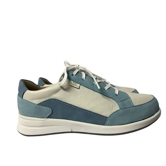 FINN COMFORT Prato Horizon Hielo Blue shoes women’s USA size 7 MSRP $425