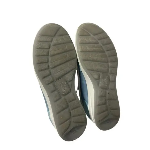 FINN COMFORT Prato Horizon Hielo Blue shoes women’s USA size 7 MSRP $425