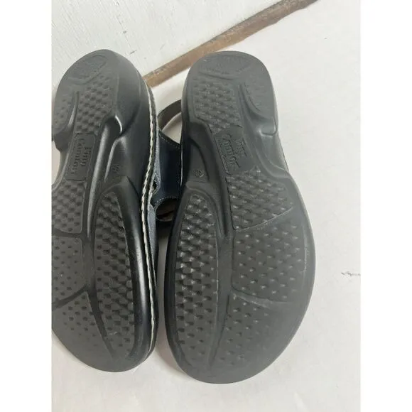Finn Comfort Shoes Womens US 5.5 EU 36 Blue Gray Gomera Leather Sandals