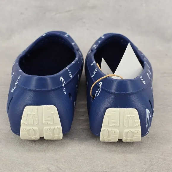 Floafers Water Shoes Mens Size 8 Country Club Drivers Blue Navy Anchor