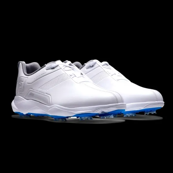FootJoy eComfort Golf Shoes WHITE  W/Pulsar Cleats Size 9.5 Wide #1 Golf Shoes