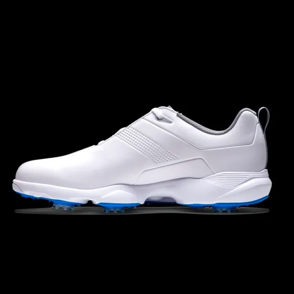 FootJoy eComfort Golf Shoes WHITE  W/Pulsar Cleats Size 9.5 Wide #1 Golf Shoes