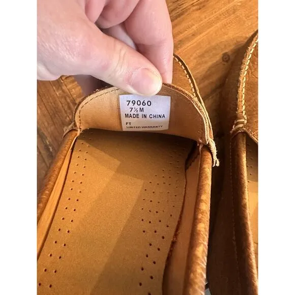 FootJoy Men’s Shoes Size 7.5 Golf Club Casuals Driving Loafers 79060 Brown
