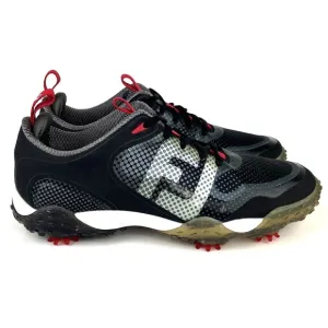 FootJoy Mens Size 8M FJ Freestyle Golf Shoes Flex Zone Black Gray 57333