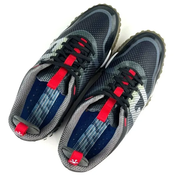 FootJoy Mens Size 8M FJ Freestyle Golf Shoes Flex Zone Black Gray 57333