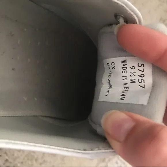 FootJoy Men's White and Gray Golf Shoes