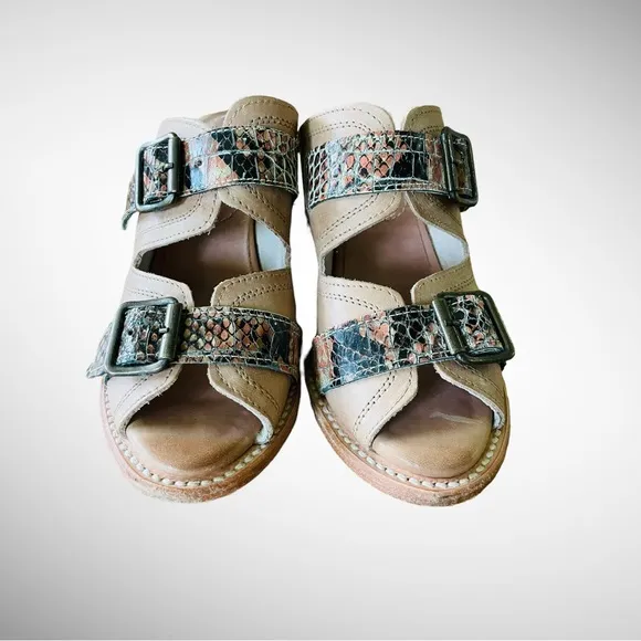 Freebird By Steven Women's Size 6 Caprice Heel Clog Sandal