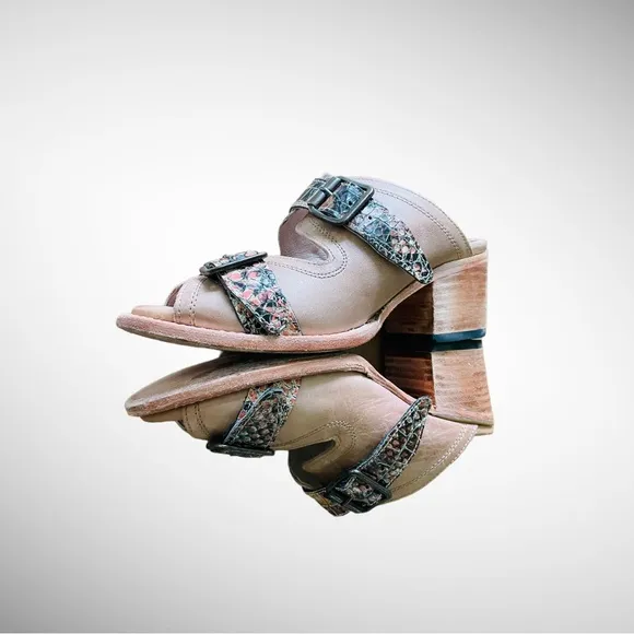 Freebird By Steven Women's Size 6 Caprice Heel Clog Sandal