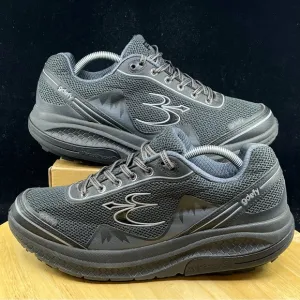 Gdefy Men's Size 10.5 Gravity Defyer Mighty Walk Shoe TB9024MBL-W Versoshock Tec