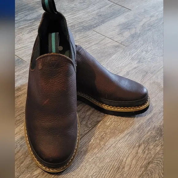 Georgia Boots Giant Romeo Brown Leather Oil Slip Resistant Shoes Soft Toe GR262