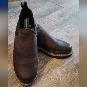 Georgia Boots Giant Romeo Brown Leather Oil Slip Resistant Shoes Soft Toe GR262