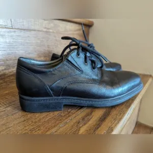 GEOX respira boys black dress shoes Size 36