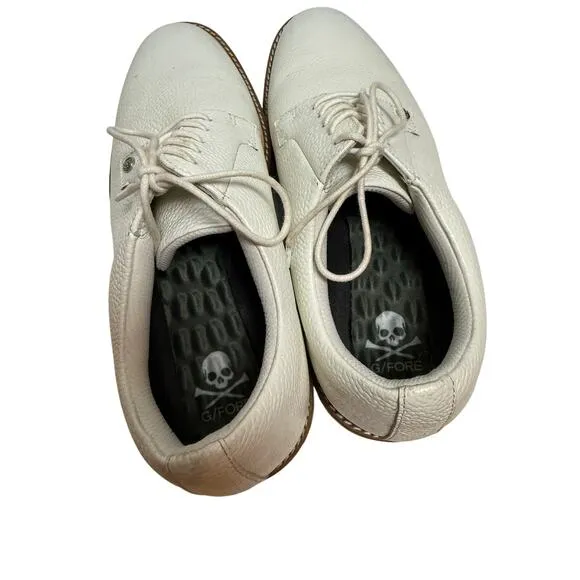 G/Fore Limited Edition Camo Gallivanter Golf Shoes - Snow/Olive Men's Sz. 11W