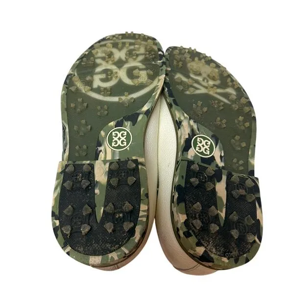 G/Fore Limited Edition Camo Gallivanter Golf Shoes - Snow/Olive Men's Sz. 11W