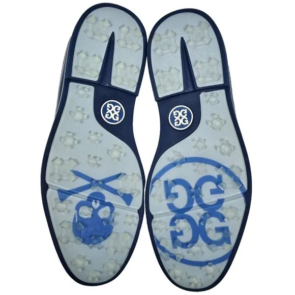 G/FORE Men's Gallivanter Tuxedo Camo Knit Racer Blue Golf Shoes G4