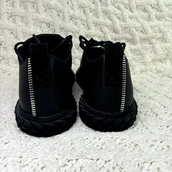 Giuseppe Zanotti Blabber $725 Low Top Sneaker Shoes Black Mens 44.5EU 11.5US NEW