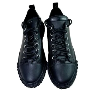 Giuseppe Zanotti Blabber $725 Low Top Sneaker Shoes Black Mens 44.5EU 11.5US NEW