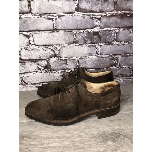 Gravati Vibram Brown Suede Leather Cap Toe Oxfords Shoes Men’s Sz 8.5M US/42EU