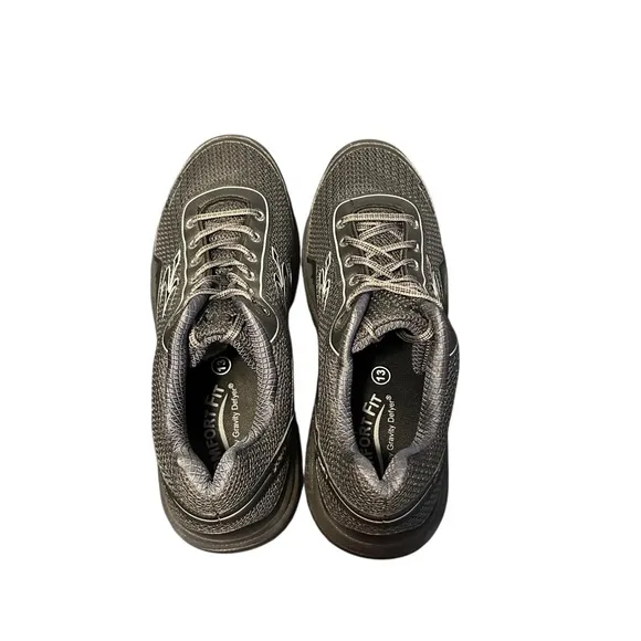 Gravity Defyer TB9024MBL-W Men’s Black Athletic Shoes VersoShock Ortho Size 13