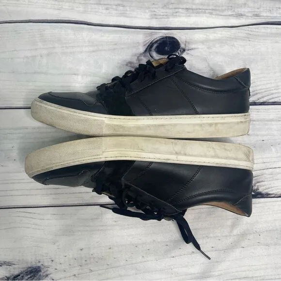 Great Brooklyn Men's Sneakers Shoes Size 13  Triple Black Made In Italy