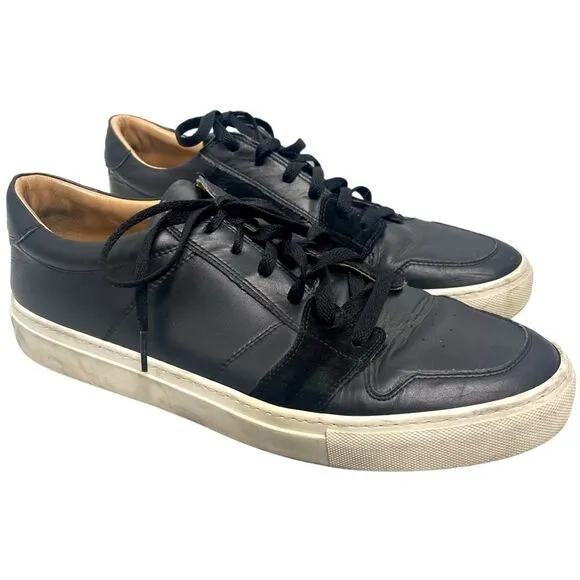 Great Brooklyn Men's Sneakers Shoes Size 13  Triple Black Made In Italy