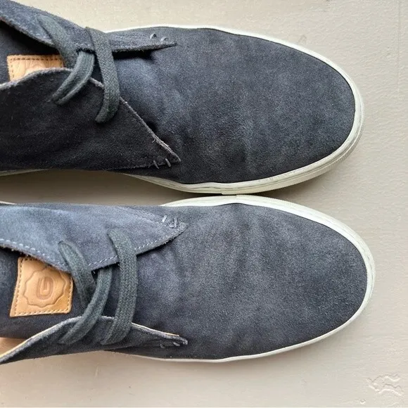 Greats Born In Brooklyn Royale Gray Suede Lace Up Chukka Boots Shoes Men's 10