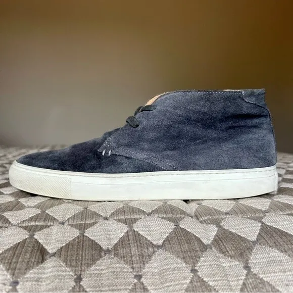 Greats Born In Brooklyn Royale Gray Suede Lace Up Chukka Boots Shoes Men's 10