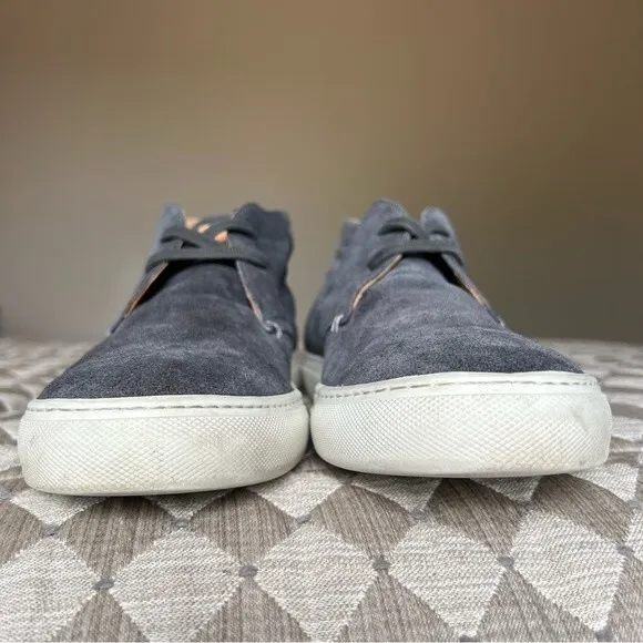 Greats Born In Brooklyn Royale Gray Suede Lace Up Chukka Boots Shoes Men's 10