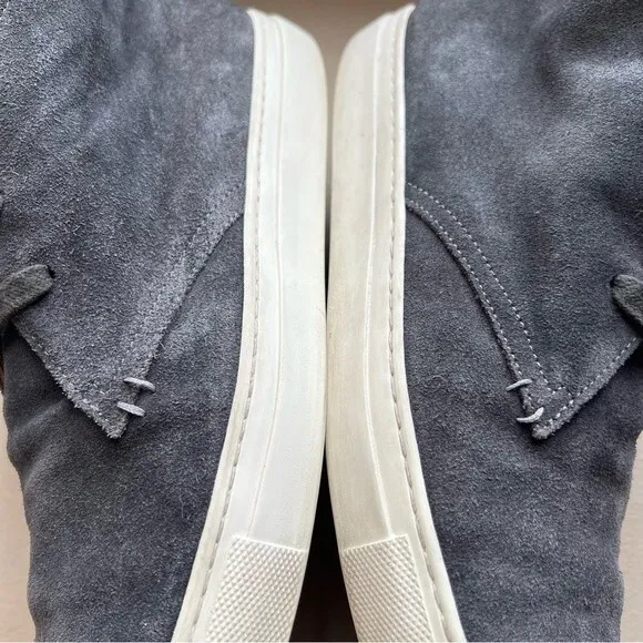 Greats Born In Brooklyn Royale Gray Suede Lace Up Chukka Boots Shoes Men's 10