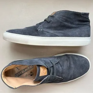 Greats Born In Brooklyn Royale Gray Suede Lace Up Chukka Boots Shoes Men's 10