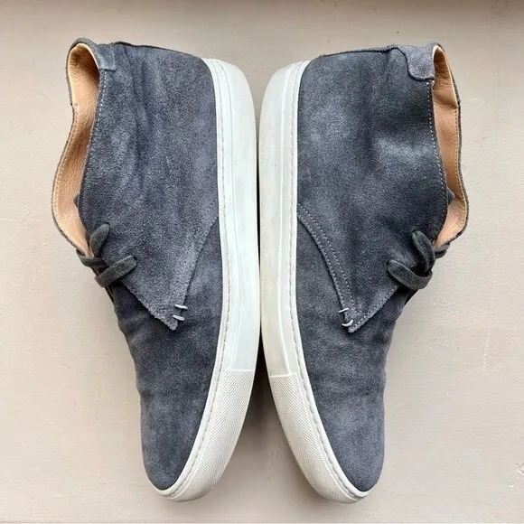 Greats Born In Brooklyn Royale Gray Suede Lace Up Chukka Boots Shoes Men's 10