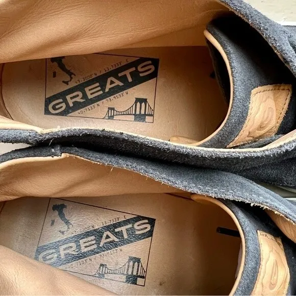 Greats Born In Brooklyn Royale Gray Suede Lace Up Chukka Boots Shoes Men's 10