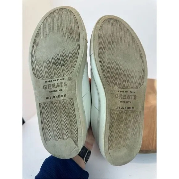 GREATS Brooklyn The Royale Sneaker Shoes Women's size  6 36