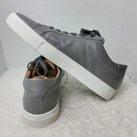 Greats Brooklyn Royal Men’s  Sneakers Size 14  Low Top Gray Leather Shoes Great