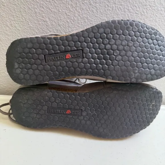 Haflinger Sandals Womens Size 10 Shoes Gray Eva Lace-Up Flats Suede