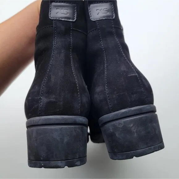 Hartjes Women's Blues Boot Black Suede 9.5