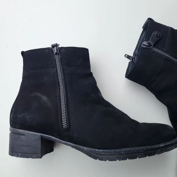 Hartjes Women's Blues Boot Black Suede 9.5