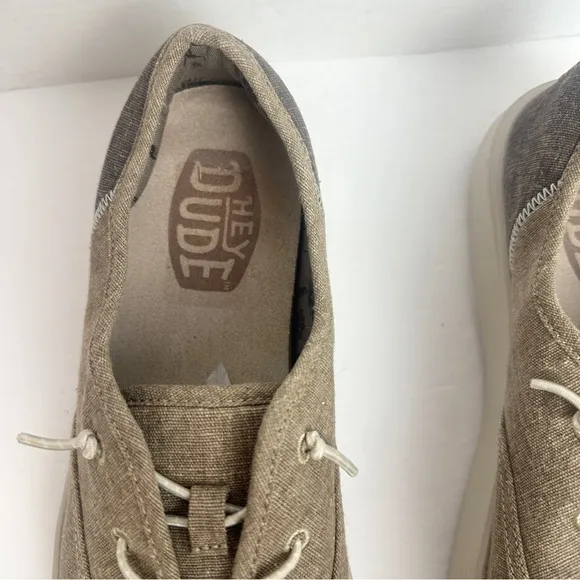 Hey Dude Conway Craft Sneakers Men's Size 11 Casual Lightweight Comfort Shoes