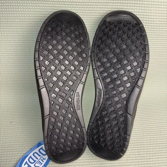 Hey Dude Wally Grip Moc Craft Leather Comfort Shoes Men’s Size 10 Slip On NEW