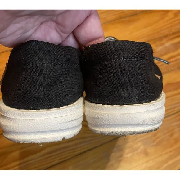 Hey Dude Wendy Linen‎ Black Size 3