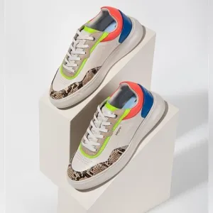 Hoff Rhine crocodile sneakers women’s shoes 7.5 low top free people leather